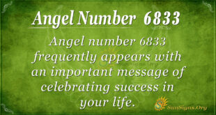 6833 angel number