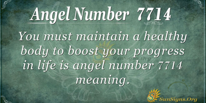 Angel Number 7714