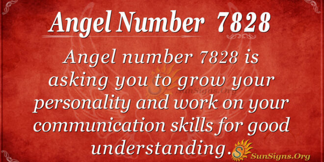 Angel number 7828