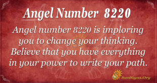Angel number 8220