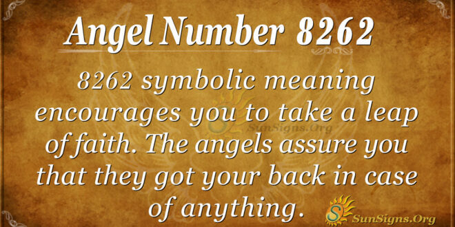 Angel Number 8262