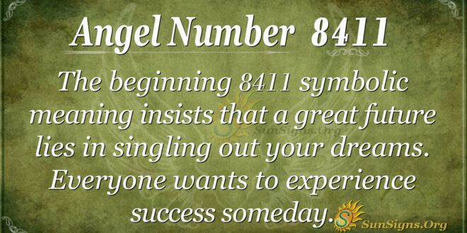 Angel Number 8411