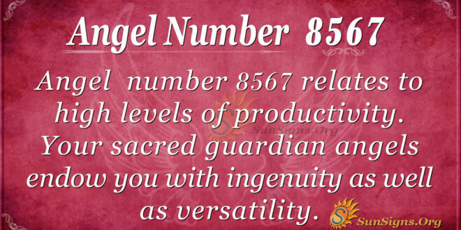 8567 angel number