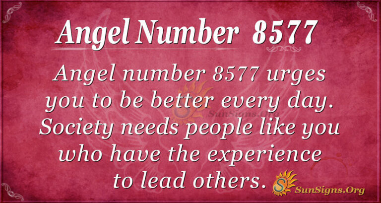 Angel Number 8577 Meaning: Being a Role Model | SunSigns.Org