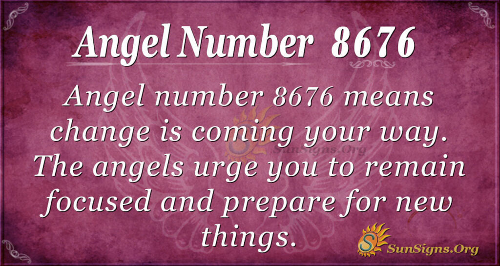 Angel number 8676
