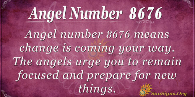 Angel number 8676