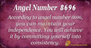 Angel number 8696