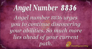 Angel number 8836