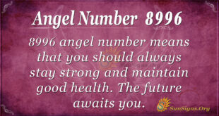 Angel number 8996