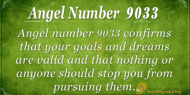 Angel Number 9033