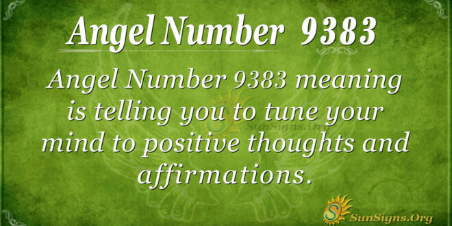 9383 angel number