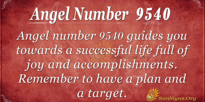 9540 angel number