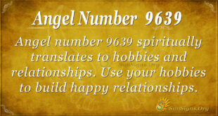 Angel number 9639