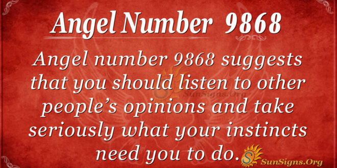 9868 angel number