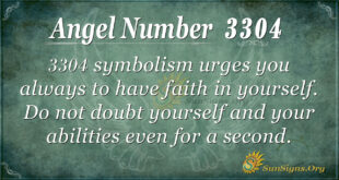 Angel Number 3304