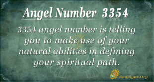 Angel Number 3354