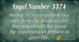 Angel Number 3374