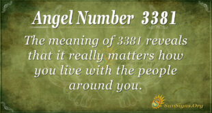 Angel Number 3381