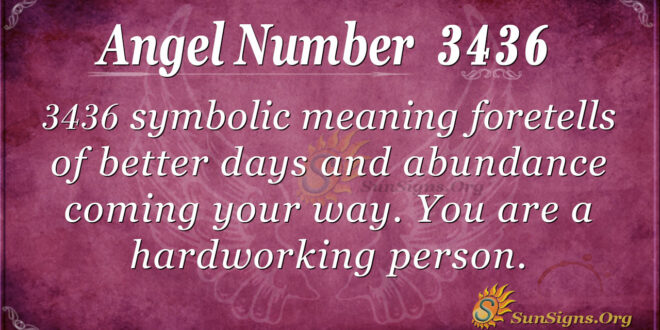 3436 angel number