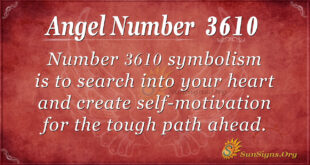 3610 angel number