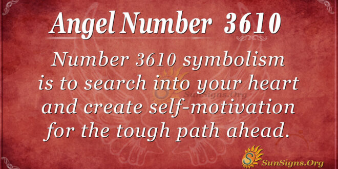 3610 angel number