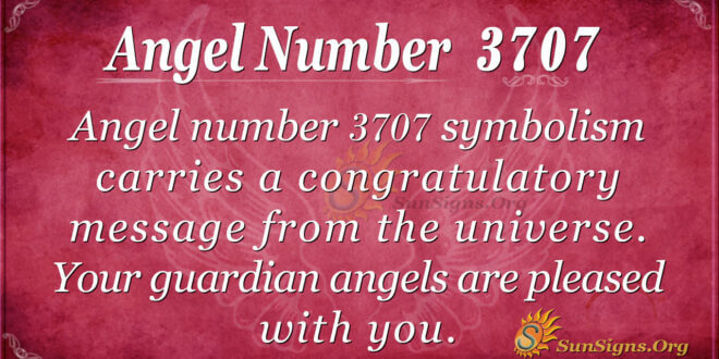 3707 angel number