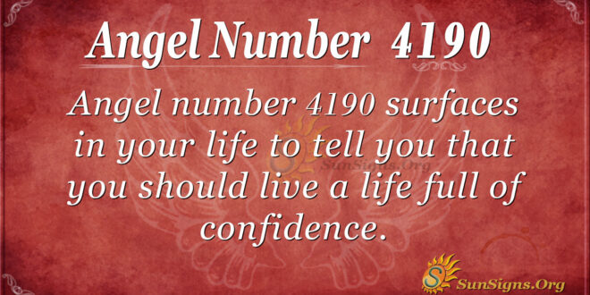 4190 angel number