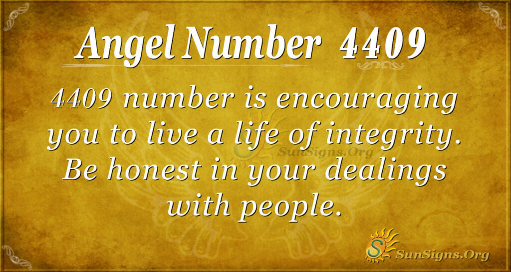 Angel Number 4409