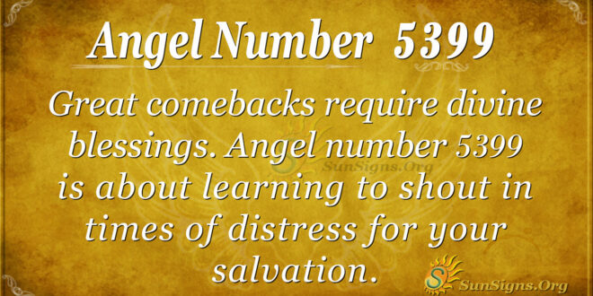 5399 angel number