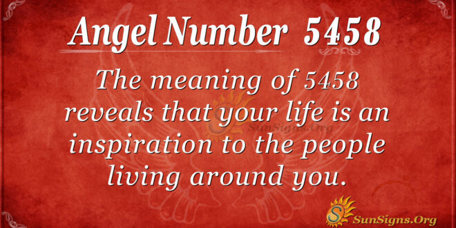 5458 angel number