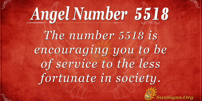 5518 angel number