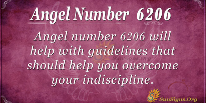 Angel Number 6206