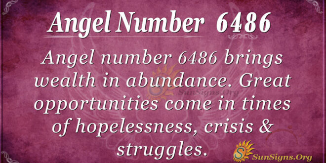 Angel Number 6486