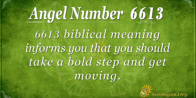 6613 angel number