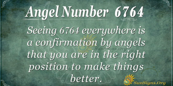 6764 angel number
