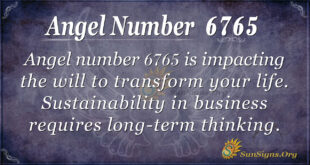 Angel Number 6765