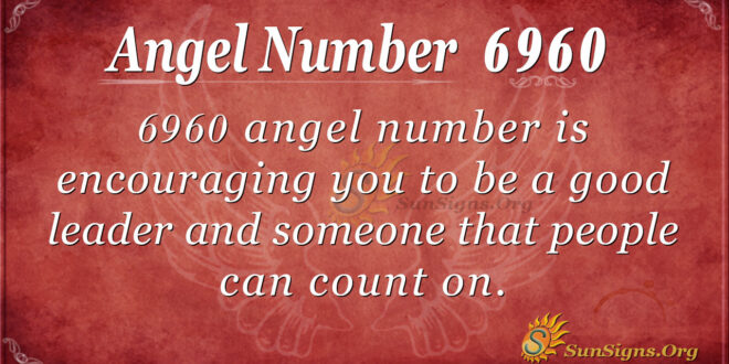 Angel Number 6960
