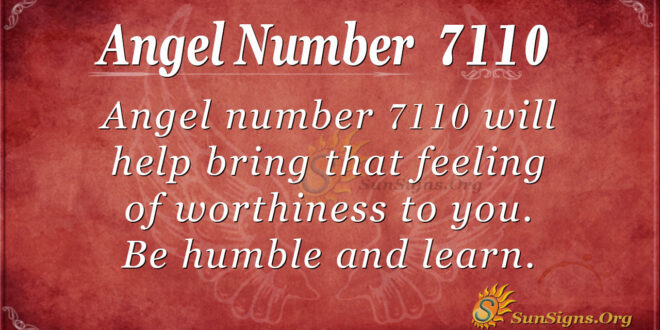 7110 angel number