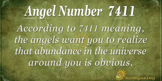 7411 angel number