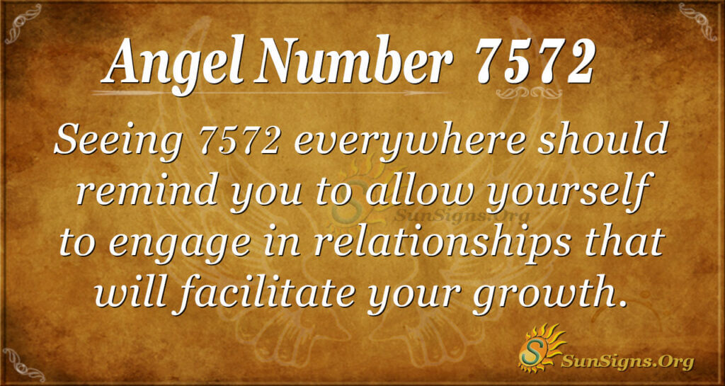 Angel number 7572