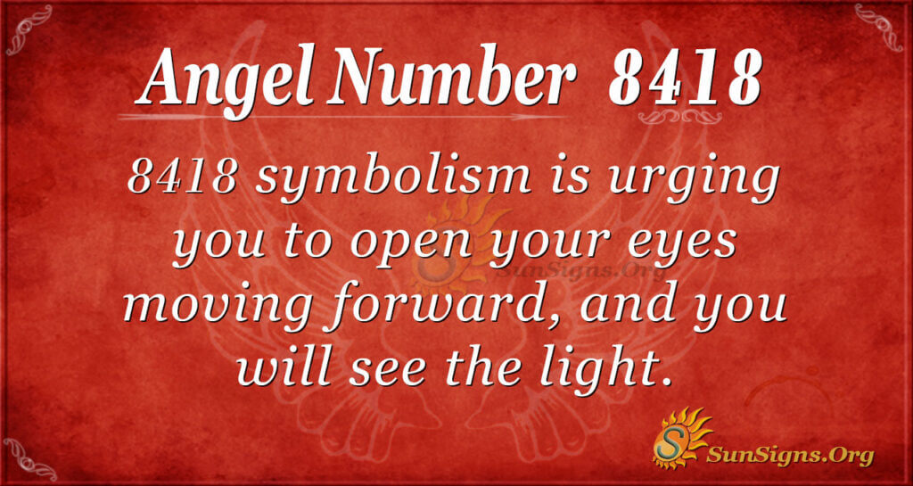 Angel Number 8418