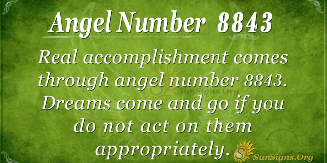 Angel Number 8843