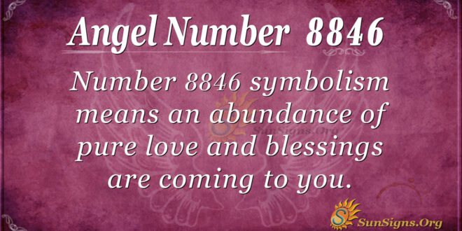 Angel Number 8846