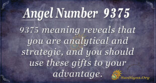 Angel Number 9375