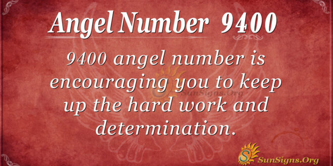 Angel Number 9400