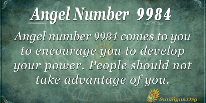 9984 angel number