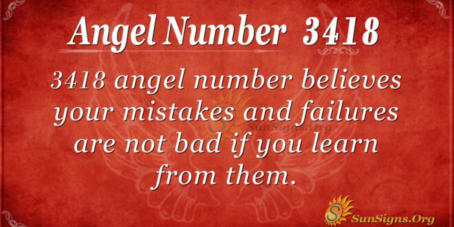 3418 angel number