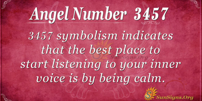 3457 angel number