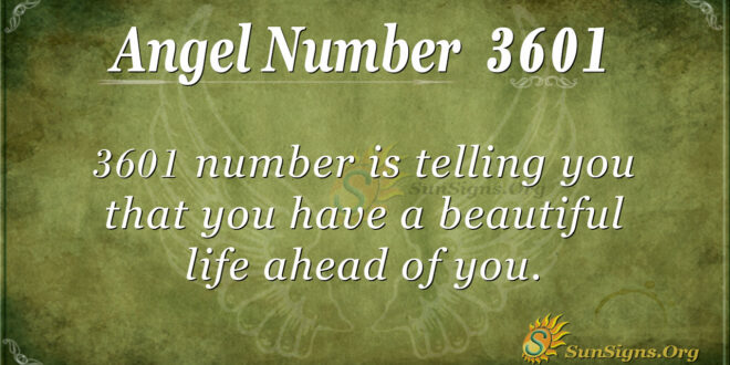 3601 angel number