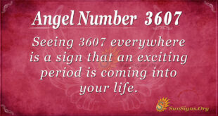 3607 angel number